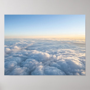 Sonnenaufgang über Wolken Atmosphärisches Naturpos Poster