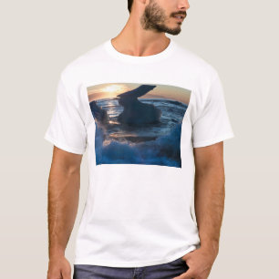 Sonnenaufgang und Eisbergformationen T-Shirt