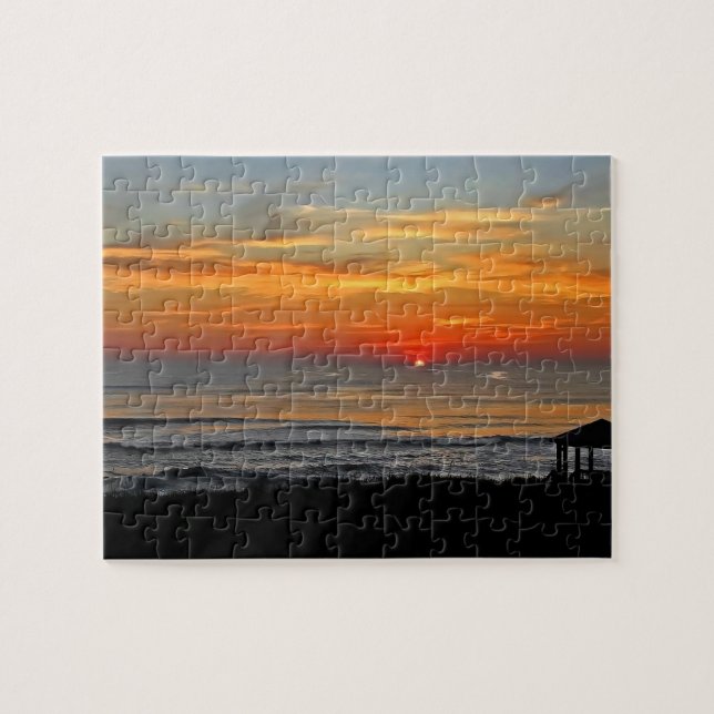 Sonnenaufgang und -ufer puzzle (Horizontal)