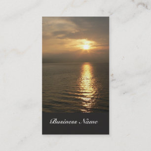 Sonnenaufgang-Visitenkarte Visitenkarte