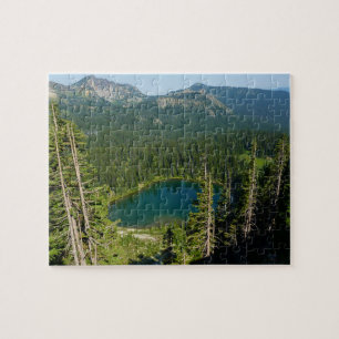 Sonnenaufgang vom Oberen See am Rainier Park Puzzle