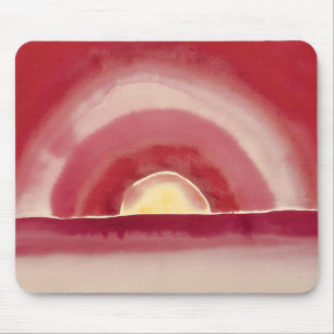 Sonnenaufgang von Georgia O'Keefe Mousepad
