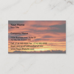 Sonnenaufgang von Mt. Baw Baw Vic.Australia Visitenkarte