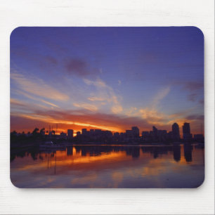 Sonnenaufgang von San Diego Bucht Mousepad