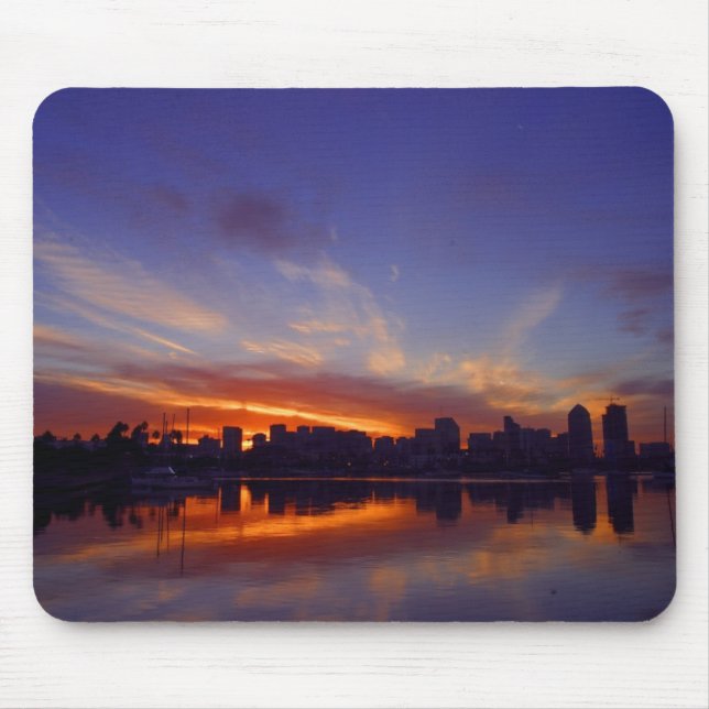 Sonnenaufgang von San Diego Bucht Mousepad (Vorne)