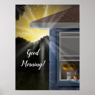 Sonnenaufgang von Sara Motolanez Poster