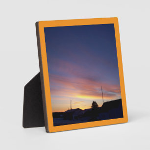 Sonnenaufgang Wandkunst Design Fotoplatte