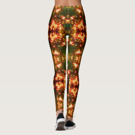 Sonnenaufgang Weihnachtslicht Helles Muster 12 Leggings