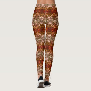 Sonnenaufgang-Weihnachtslicht-vibrierendes Muster Leggings