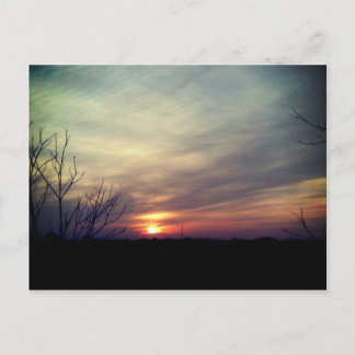 Sonnenaufgang West Texas Postkarte