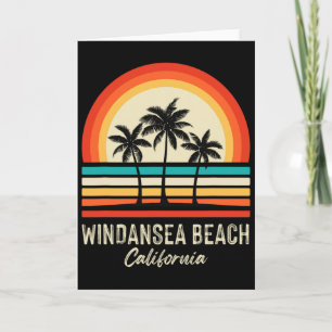Sonnenaufgang Windansea Beach Palmen Kalifornien S Karte