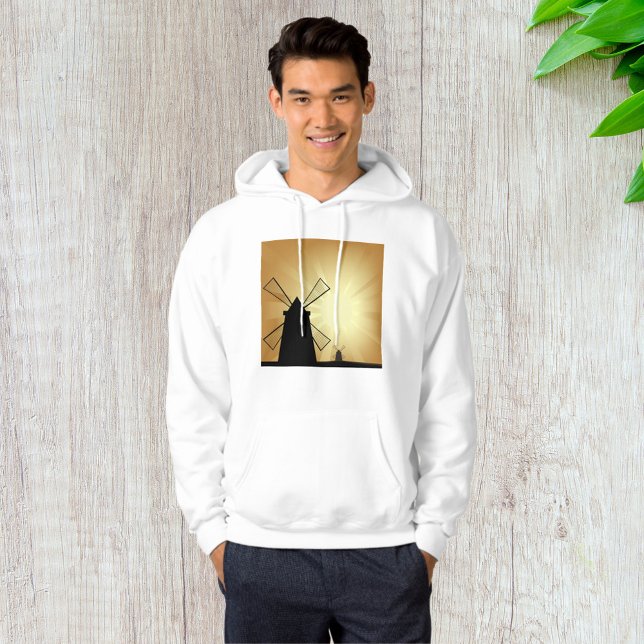 Sonnenaufgang Windmühlen Hoodie (Von Creator hochgeladen)