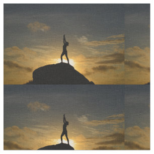 Sonnenaufgang-Yoga Stoff