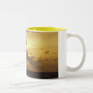 Sonnenaufgang Zweifarbige Tasse