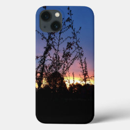 Sonnenaufgang zwischen Wildblume Silhouette stürzt Case-Mate iPhone Hülle