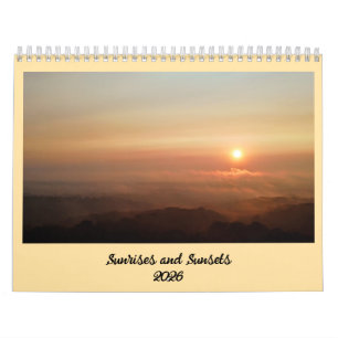 Sonnenaufgänge und Sonnenuntergänge 2026 Kalender