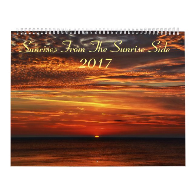 Sonnenaufgänge von der Sonnenaufgang-Seite 2017 Kalender (Titelbild)