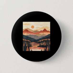 Sonnenaufgangsberg Natur Wandern Camping Outdoor M Button