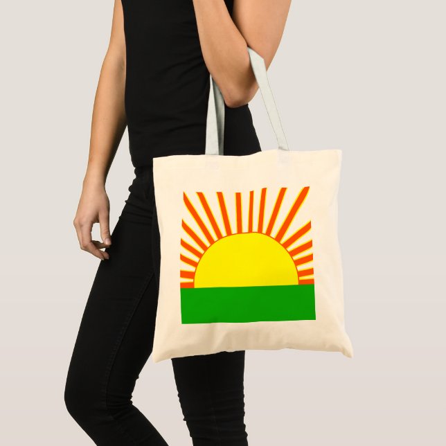 Sonnenaufgangsbeutel Tragetasche (Vorderseite (Produkt))