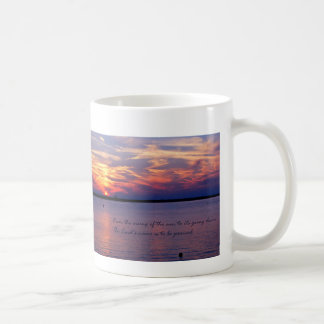 Sonnenaufgangscripture-Tasse Kaffeetasse