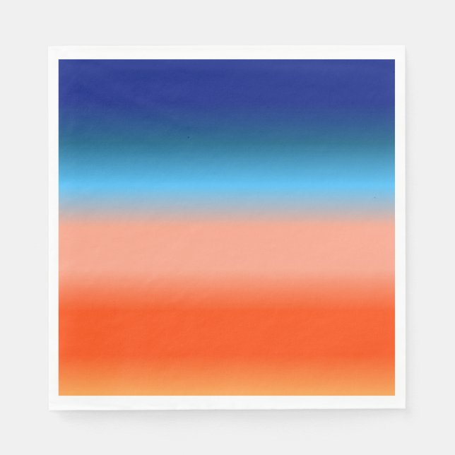 Sonnenaufgangsfarben Serviette (Vorderseite)