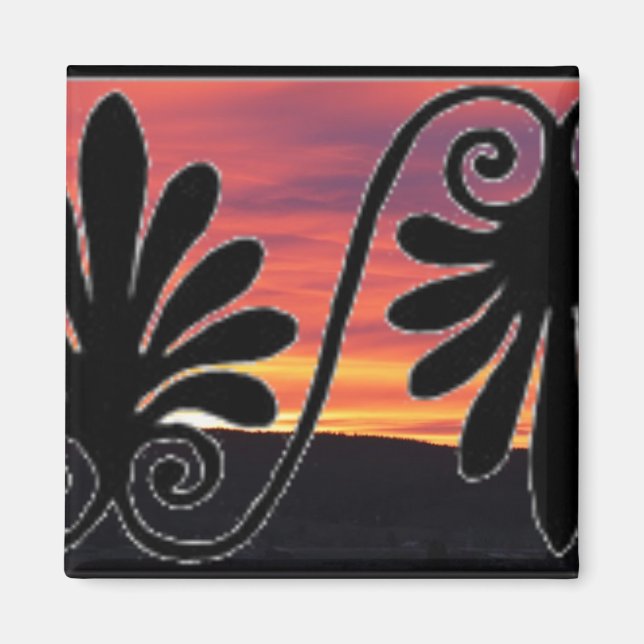 Sonnenaufgangsgrenze Magnet (Vorne)