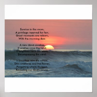 Sonnenaufgangsschild