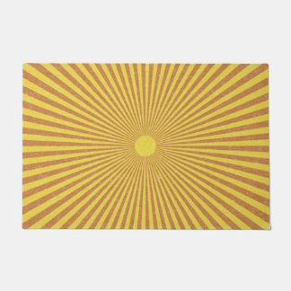 Sonnenausbruch - Retro Fußmatte