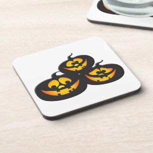 Sonnenausdrücke Halloween Pumpkins Getränkeuntersetzer