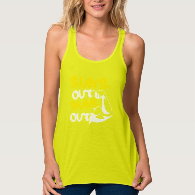 SONNENAUSGEGANGENES TANK-T-Shirt Tank Top (Vorderseite)