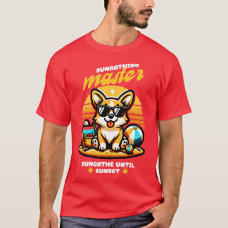 Sonnenbademeister Corgi Niedlich TShirt