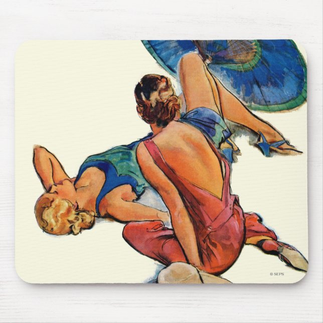 Sonnenbadende Mousepad (Vorne)