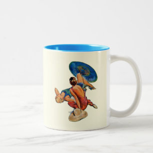 Sonnenbadende Zweifarbige Tasse