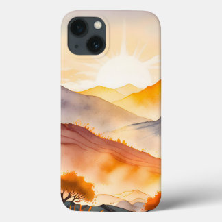 Sonnenbeleuchtete Bäume und schattige Täler Case-Mate iPhone Hülle