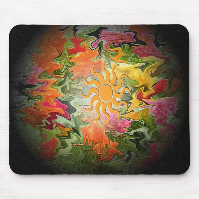 Sonnenbeleuchteter Garten... Mousepad (Vorne)