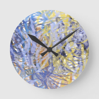 Sonnenbeschichtetes Korallenriff Runde Wanduhr