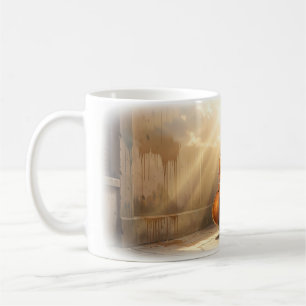 Sonnenbeschienener Kontrabass in einer stillen Gas Kaffeetasse