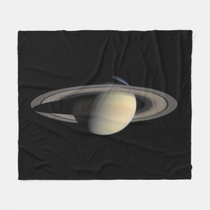 Sonnenbeschienener Saturn Gasriesenplanet von Cass Fleecedecke