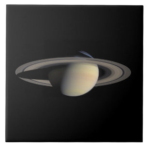 Sonnenbeschienener Saturn Gasriesenplanet von Cass Fliese