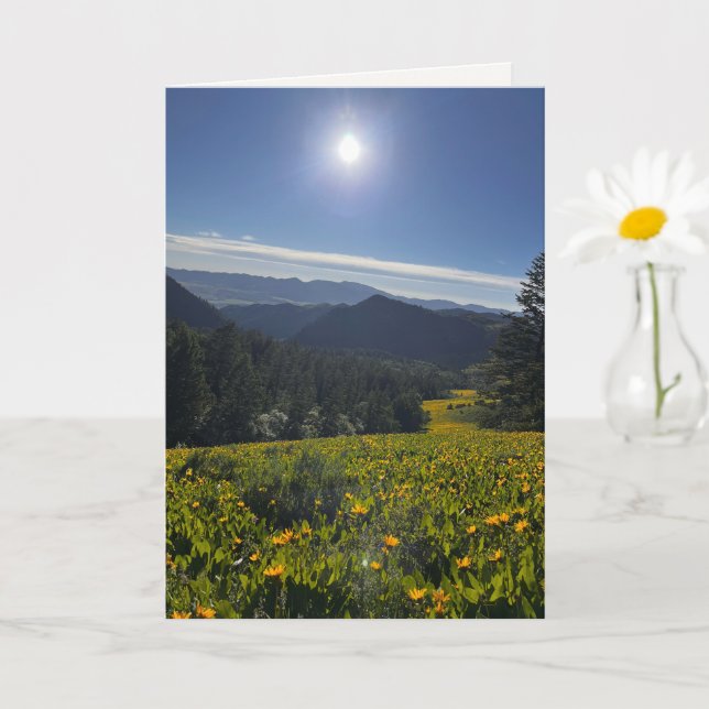 Sonnenbeschienenes Tal Karte (Kleine Pflanze)