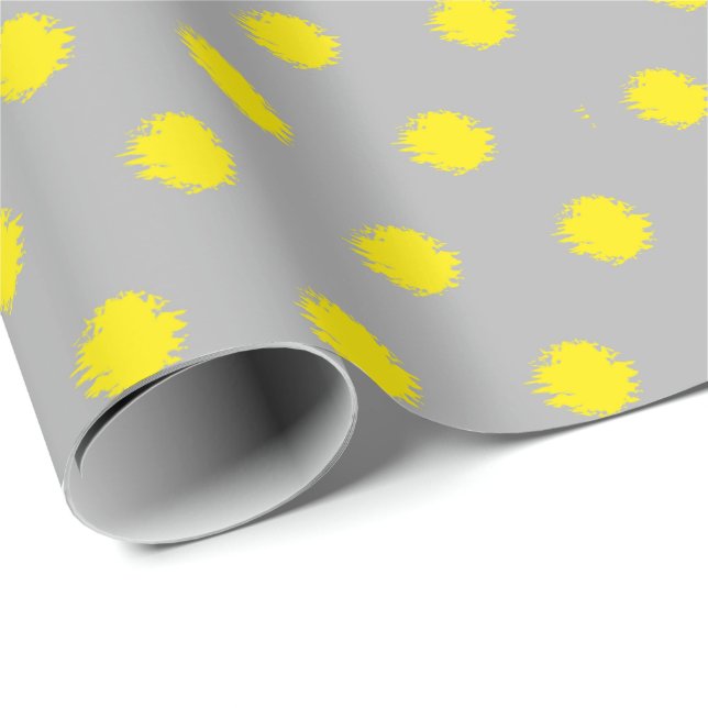 Sonnenbesprenkelt-Punkte-Muster Geschenkpapier (Rolleneckpunkt)