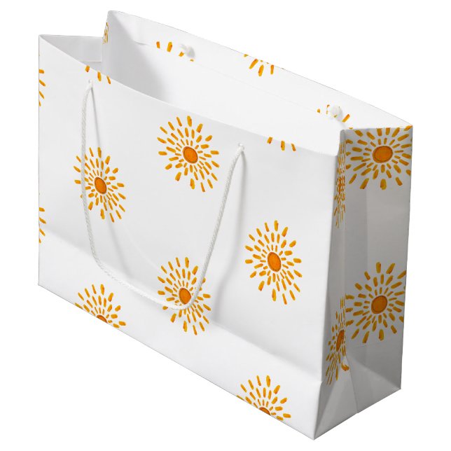 Sonnenbeutel Große Geschenktüte (Vorderseite Schrägansicht)