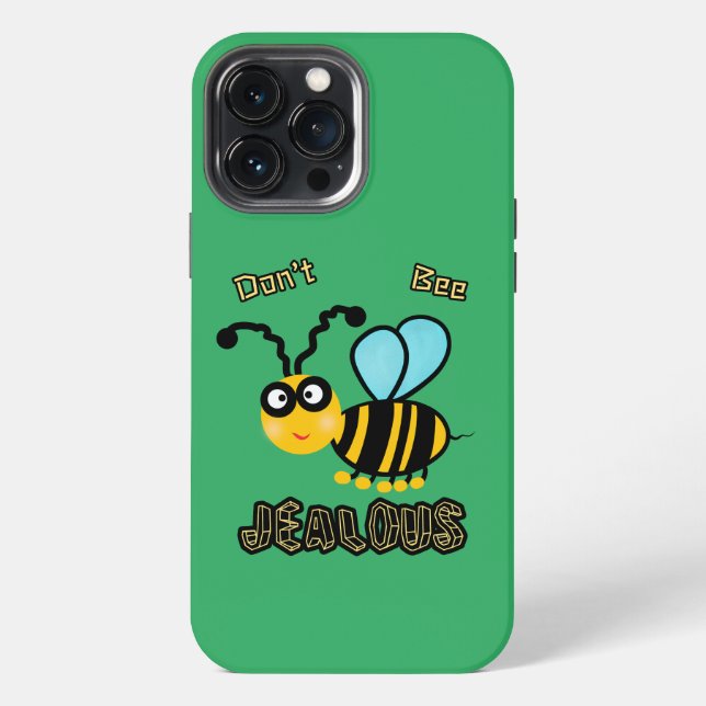 Sonnenbiene iPhone Hülle (Rückseite)