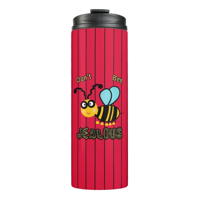 Sonnenbiene Thermosbecher (Vorderseite)