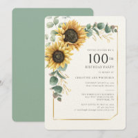 Sonnenblume 100. Geburtstag