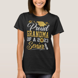 Sonnenblume 2023 Proud-Oma von 2023 Senior Grad T-Shirt