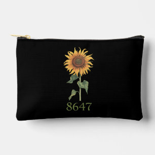 Sonnenblume 8647 86 47 Subtile Anti-Trump-Blumen B Zubehörtasche