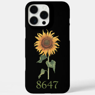 Sonnenblume 8647 86 47 Subtile Anti Trump Florale iPhone 16 Pro Max Hülle