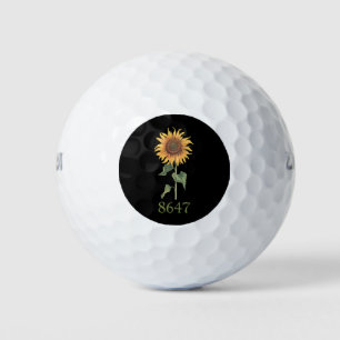 Sonnenblume 8647 86 47 Subtle Anti Trump Floral Bo Golfball