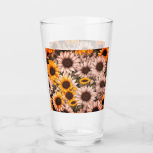 Sonnenblume Abstrakt #300 Glas